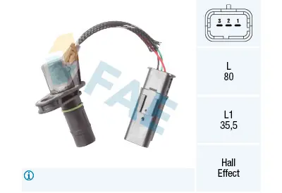 Sensor, impulso de encendido FAE 79465 Gran Oferta
